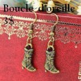 Boucle-D'oreille botte cowboy